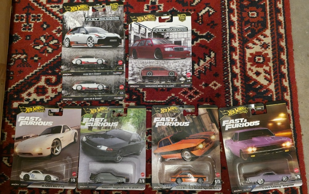 Hot wheels , Audi, Mercedes, JDM