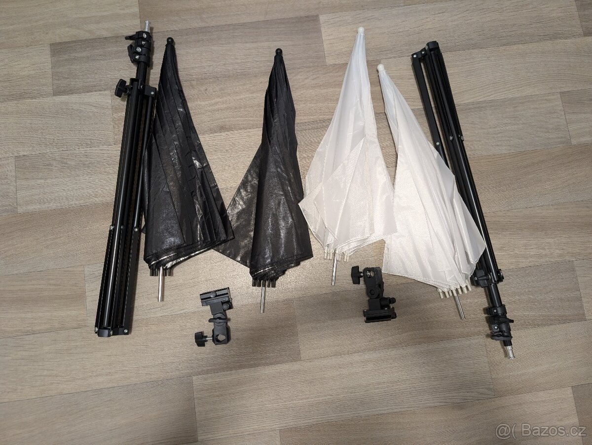 Přenosná sestava pro focení blesky