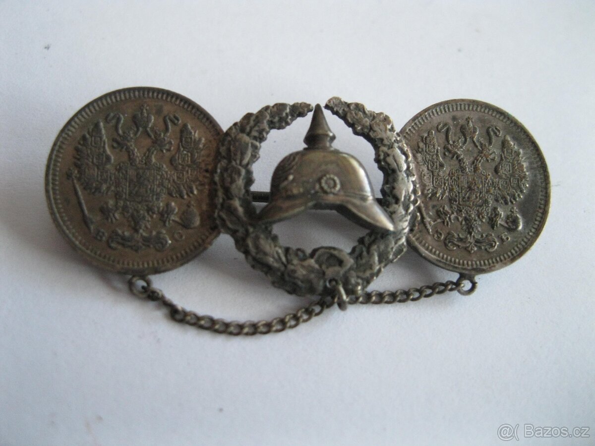 STŘÍBRNÝ VOJENSKÝ ŠPERK - Původní ORIGINÁL