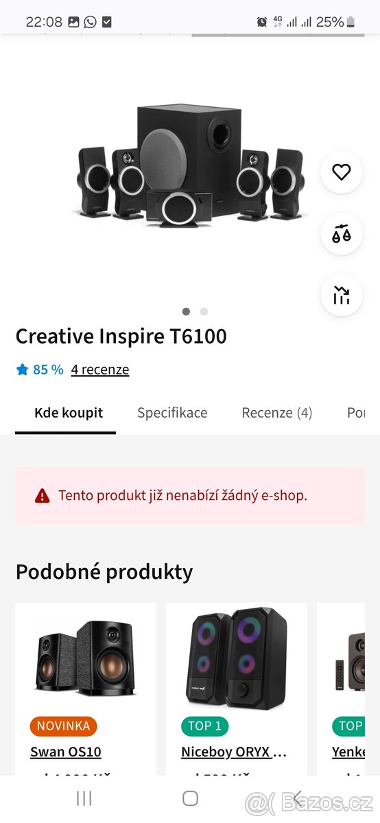 Creative Inspire T6100