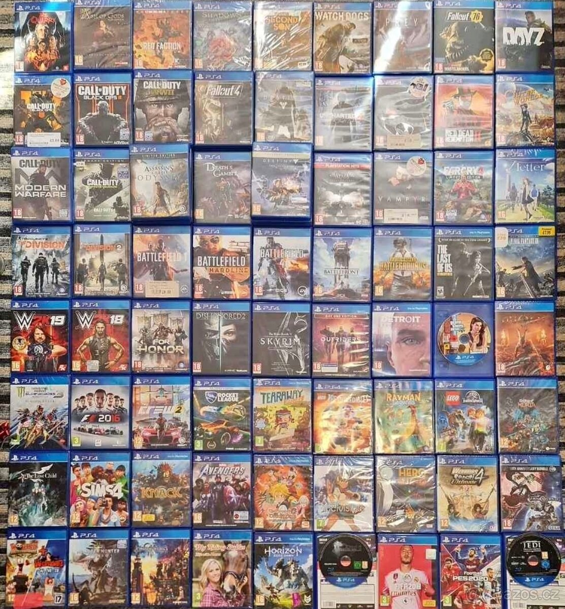 Hry na PS4 : PS5 ( sbírka jedna)