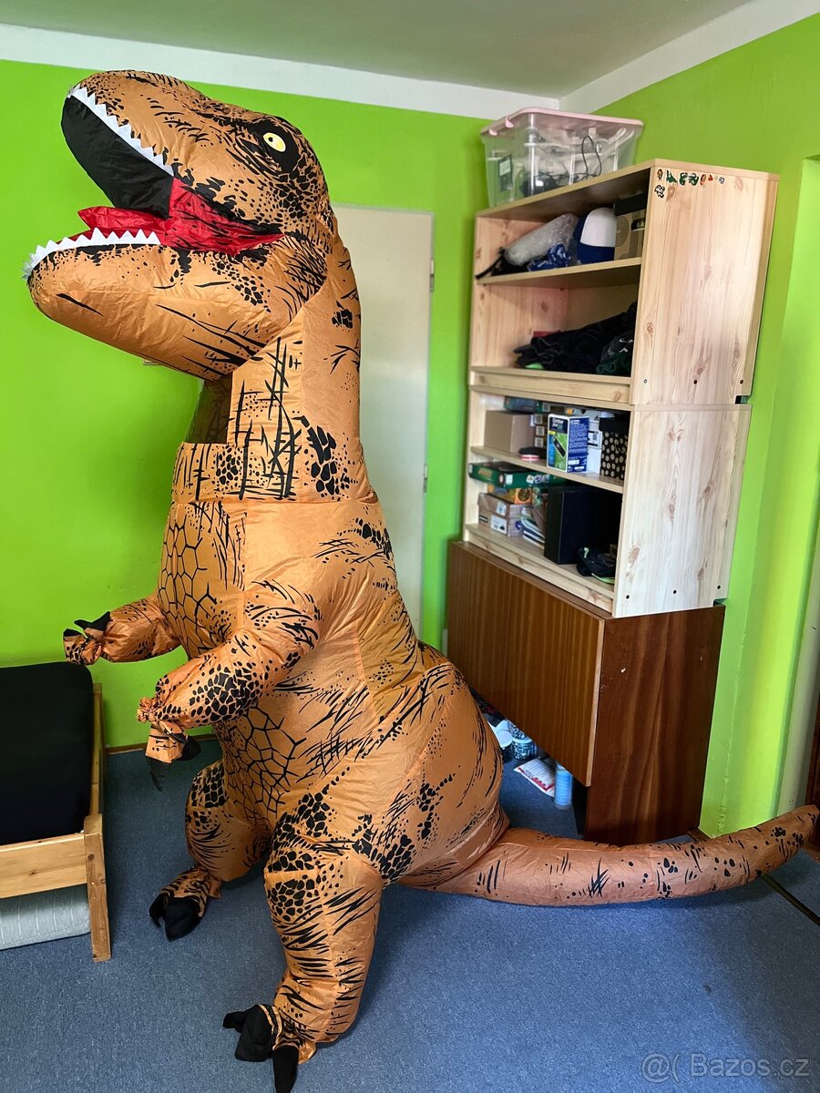 Kostým dinosaurus - nafukovací T-rex