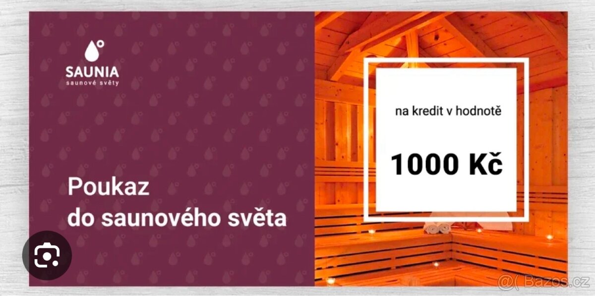 Sháním kredit nebo voucher do Saunia (saunový svět)