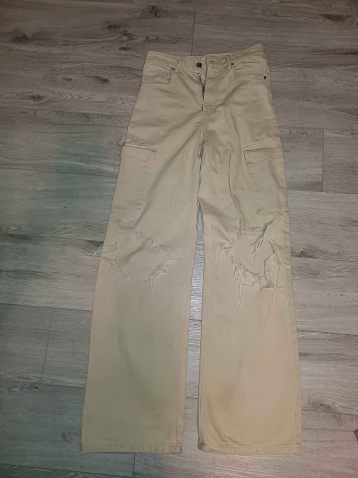 Denimové kalhoty Tally Weijl, vel 34