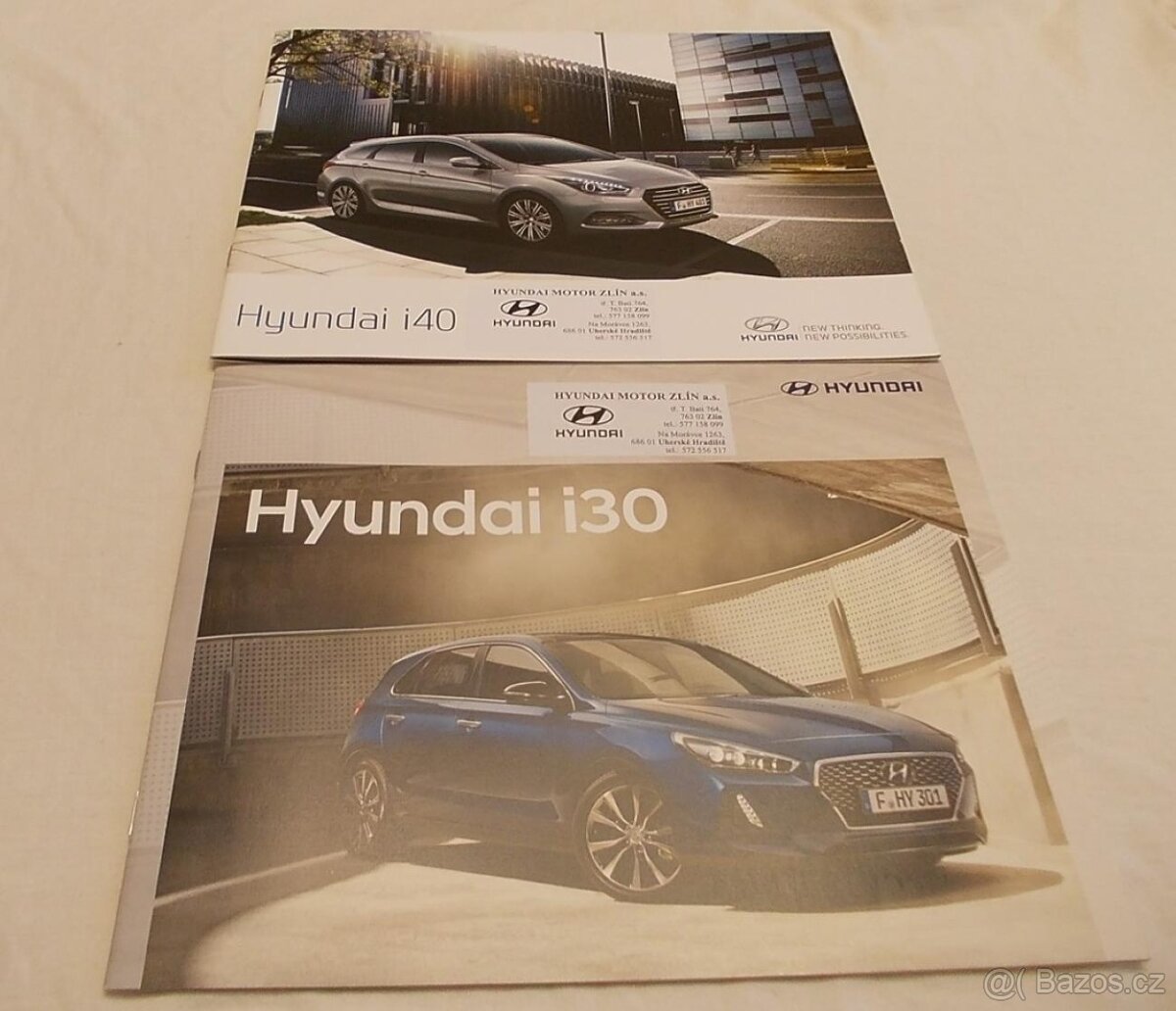 HYUNDAI i30 i40 - sada českých prospektů