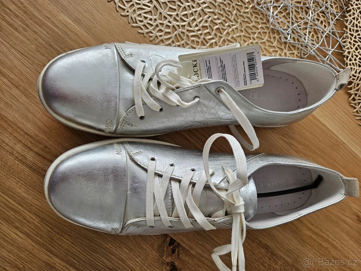 Nové kožené dámské polobotky/tenisky zn. Lasocki