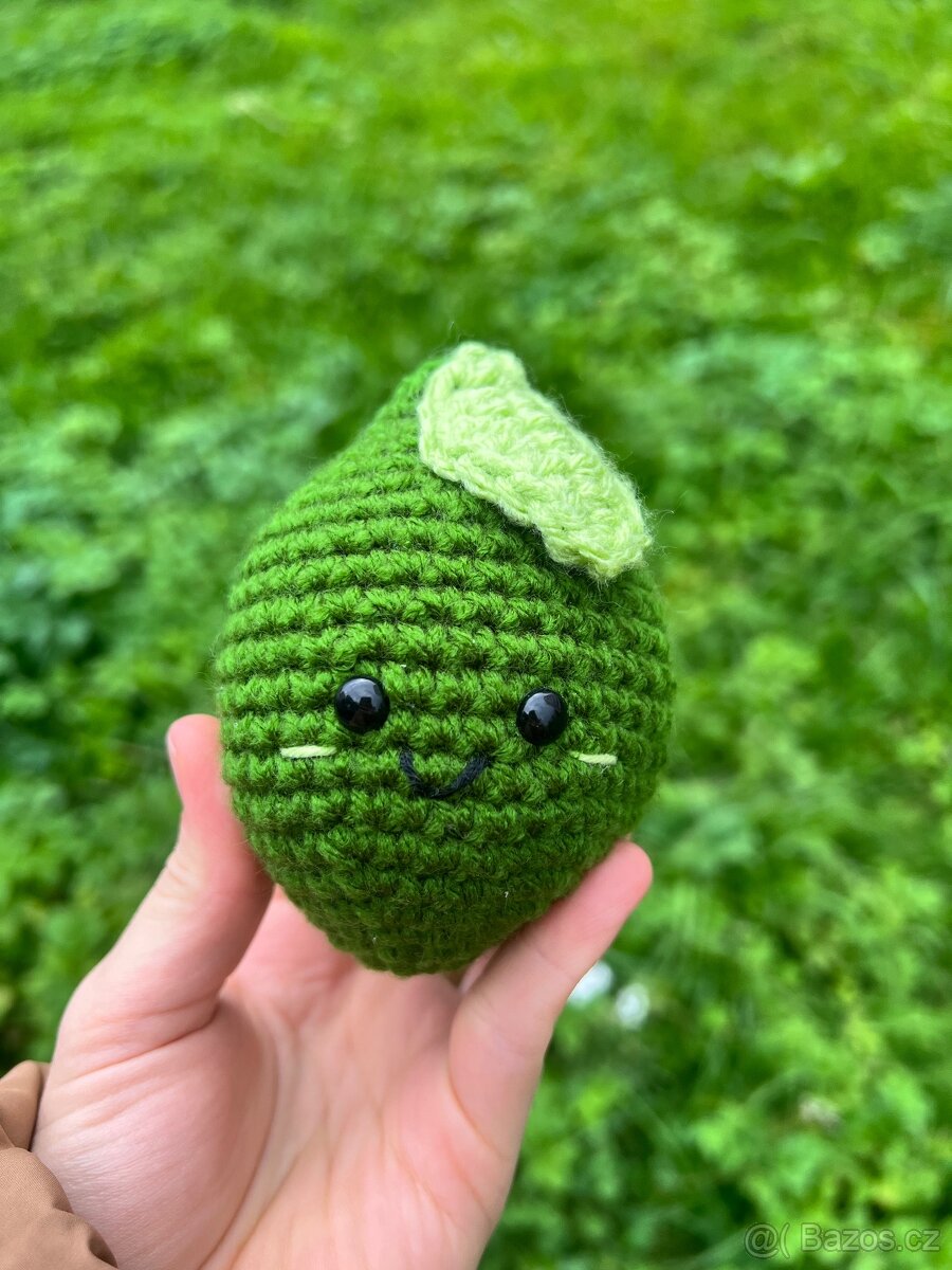 Háčkovaná hračka - limetka