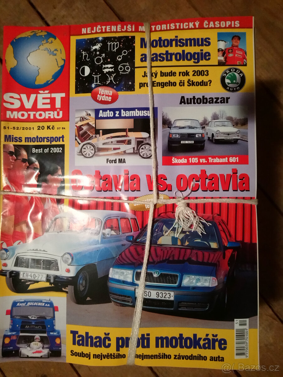 Prodám časopisy SVĚT MOTORU