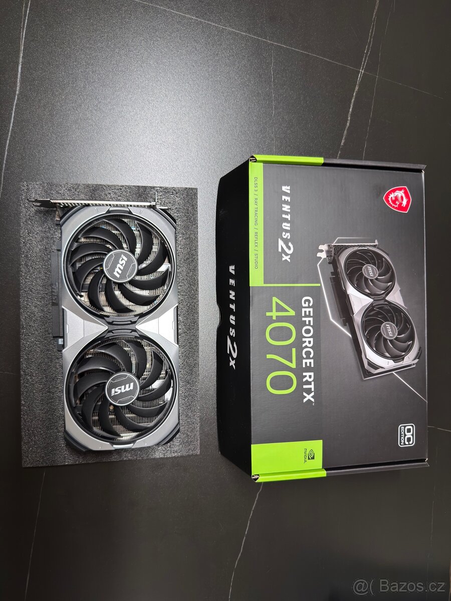 MSI NVIDIA GeForce RTX 4070 VENTUS 2X E1 12G OC