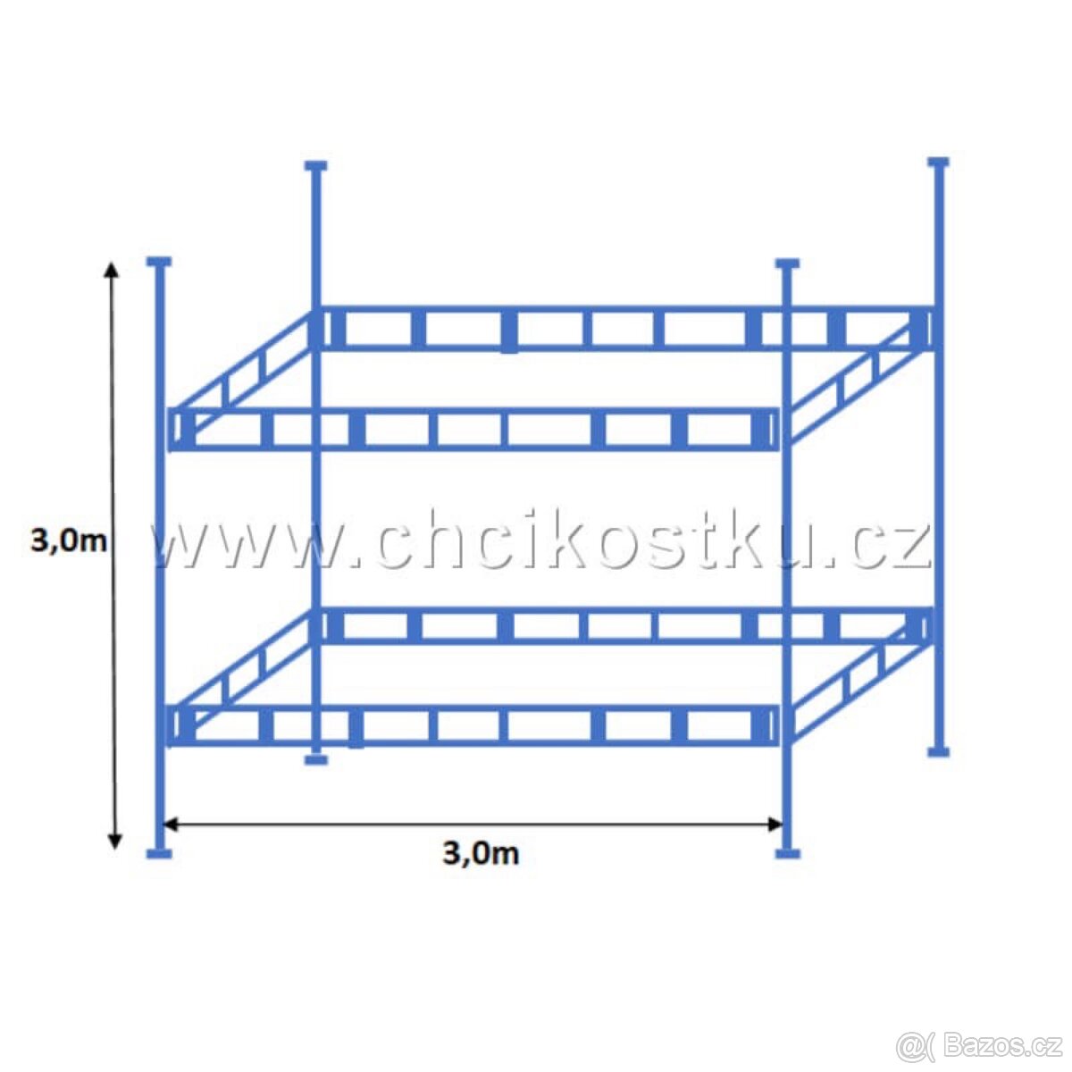 Prodám Haki lešení, kompletní kostka
