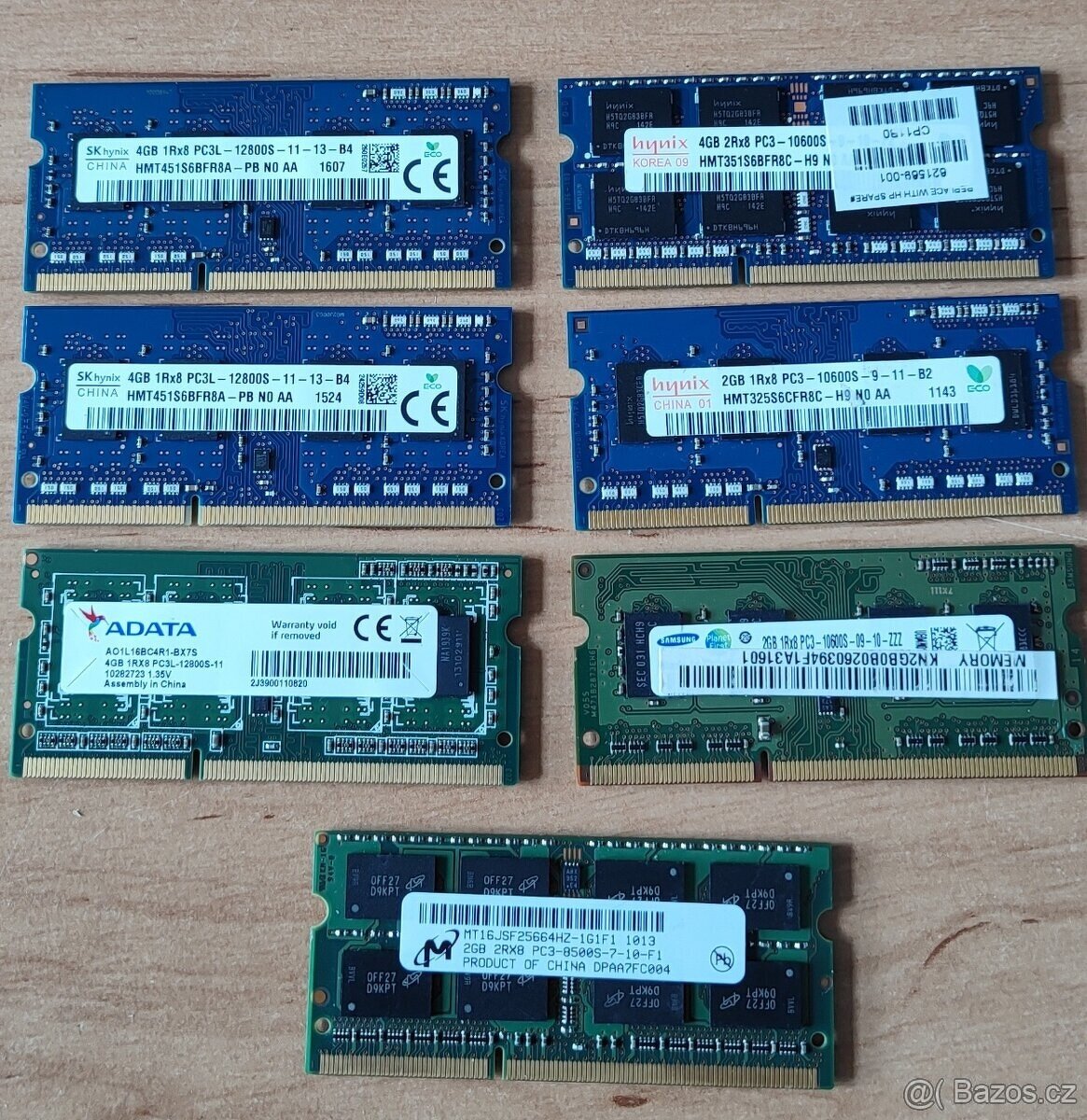 Paměti SO-DIMM do notebooků