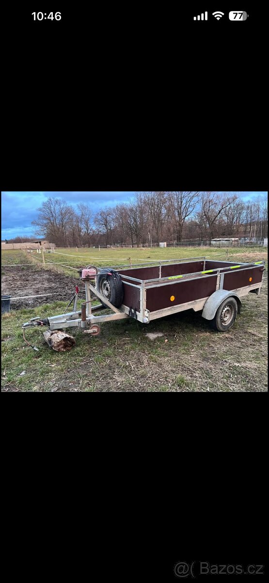 Prodám nákladní brzděný přívěs Kober