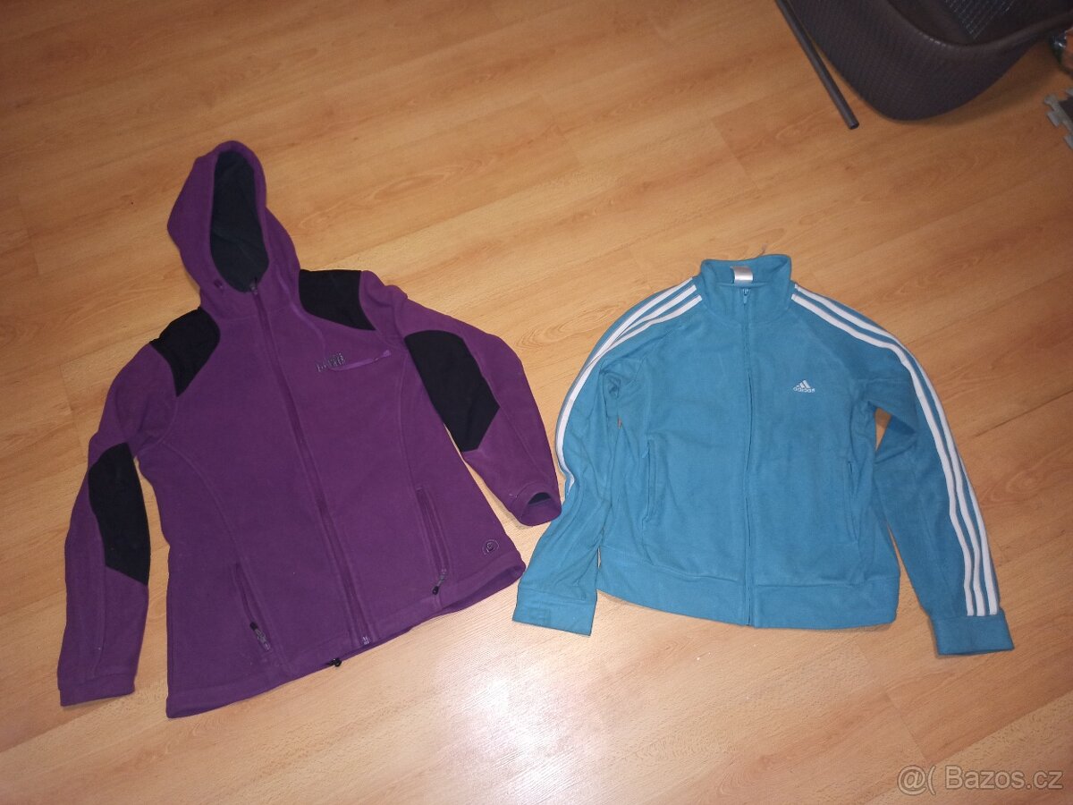 Vesta, šaty, mikiny