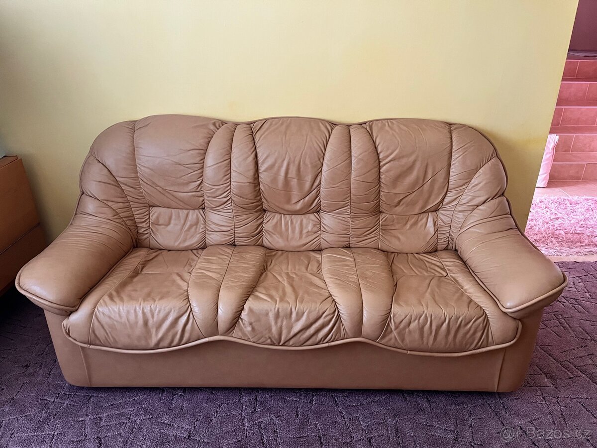 Kožená sedací souprava