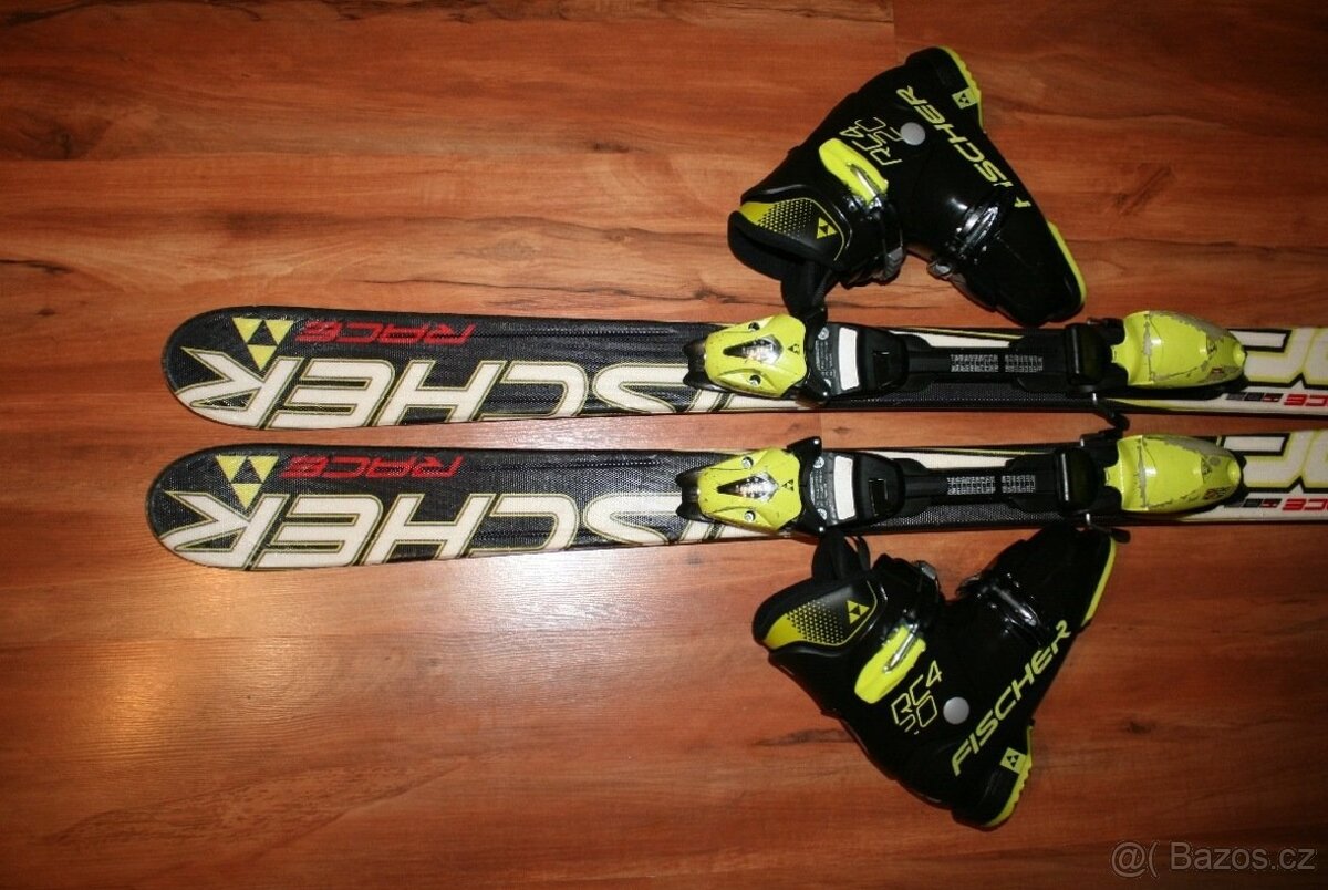 detské lyže Fischer 110 cm , lyžaky