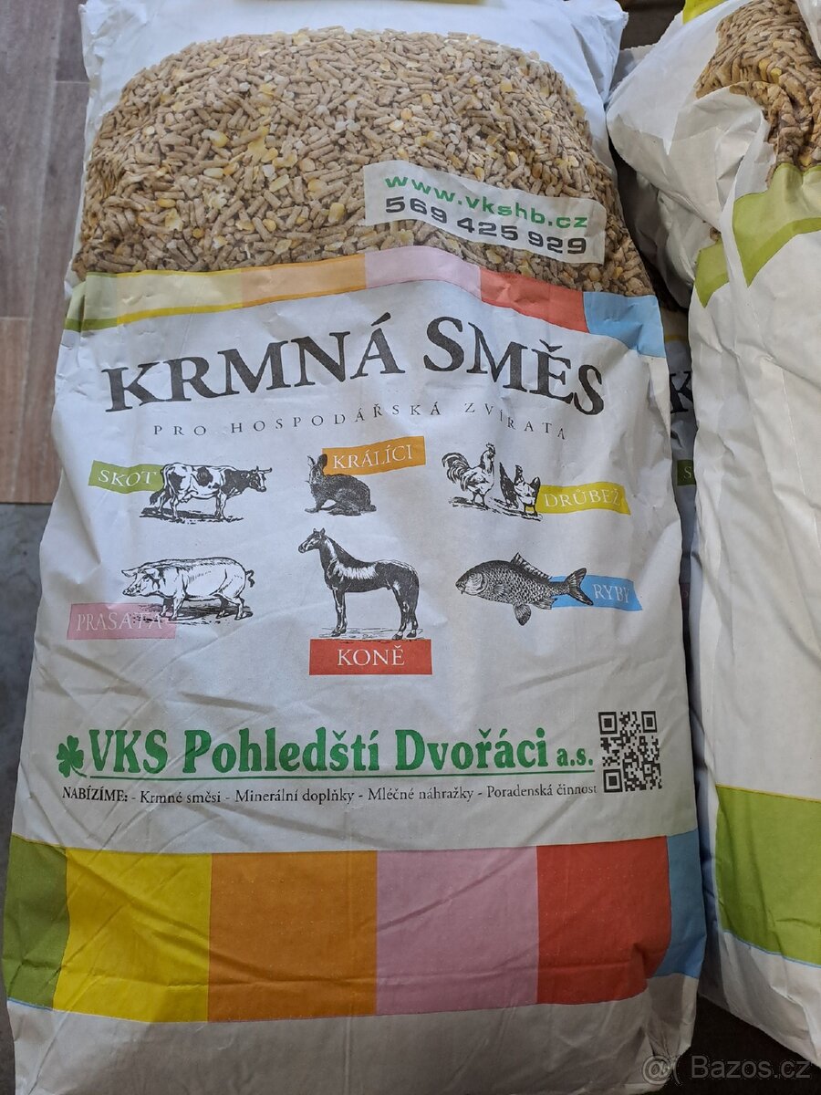 Krmná směs králík,drůbež, křepelky