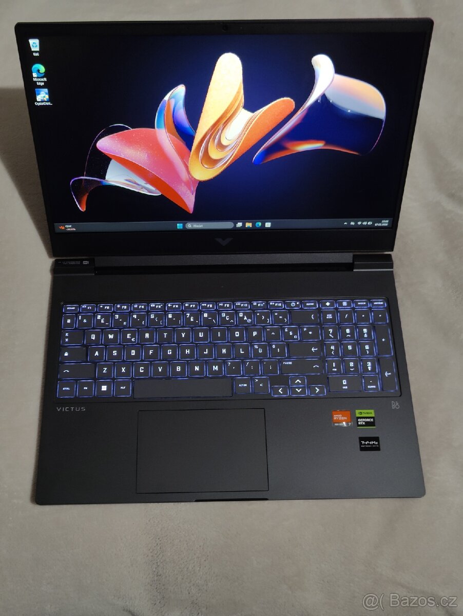Herní notebook HP victus 16 z RTX 4070