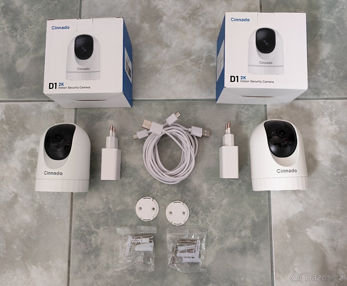 VNITŘNÍ IP WI-FI KAMERY CINNADO D1 S ROZLIŠENÍM 2K