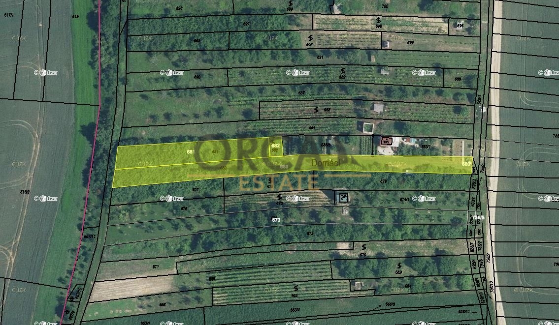 0,24 ha orné půdy v k.ú. Boršov u Kyjova