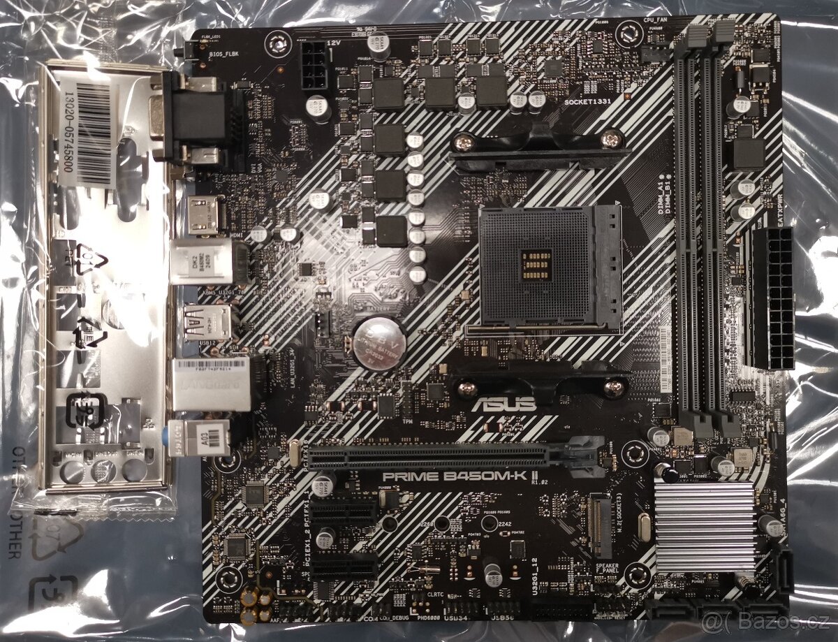 Asus Prime B450M-K II pre AMD CPU AM4