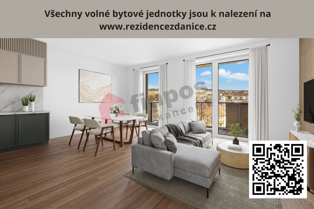 Prodej bytu 3+kk 62 m2 ve Ždánicích, okres Hodonín