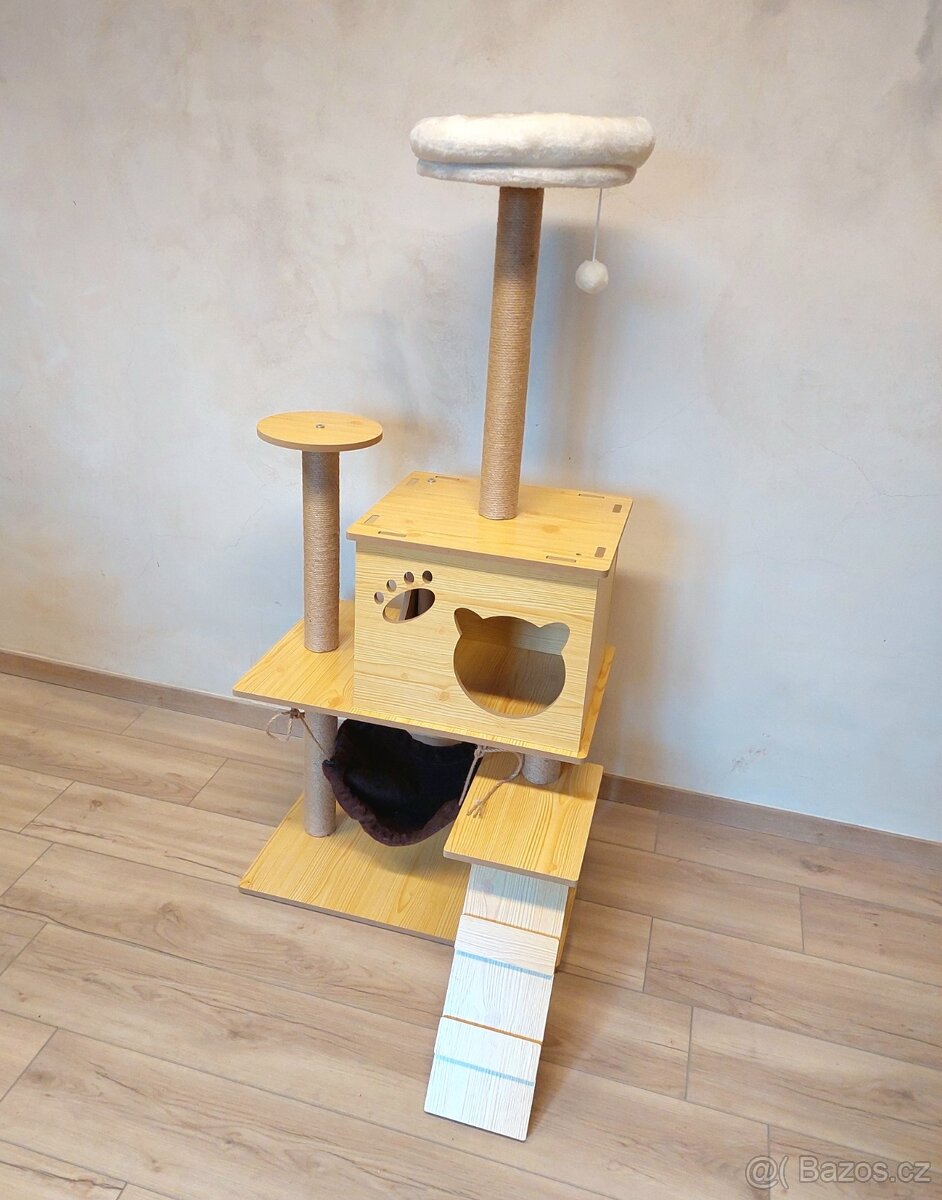 Škrabadlo pro kočky 130 cm - nové
