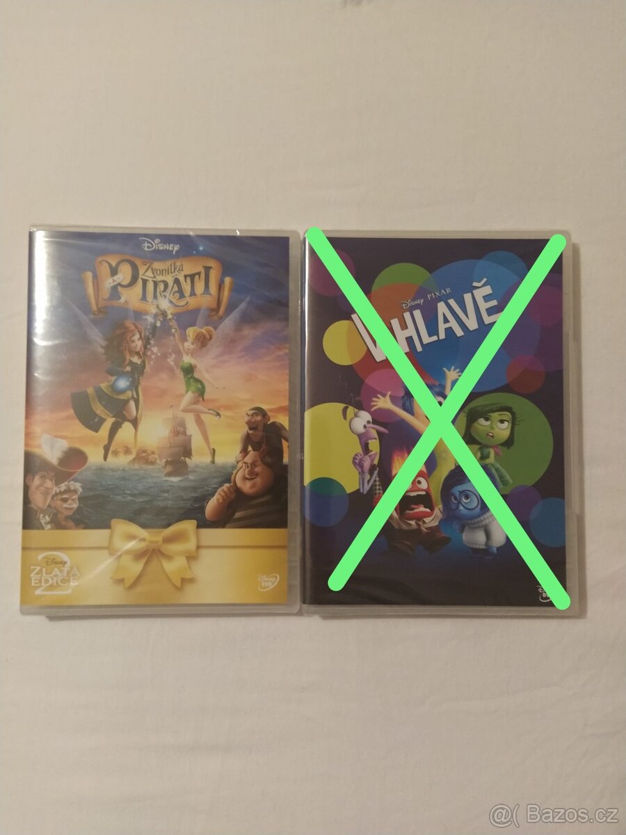 Dětské DVD od Disney - nové - Zvonilka