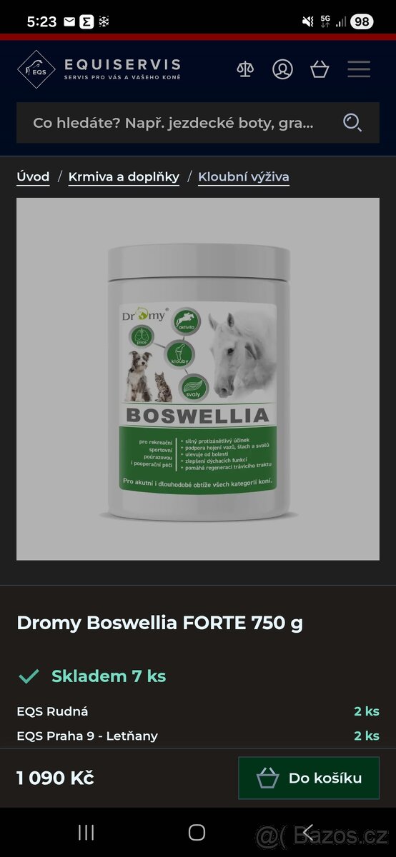 Prodám Boswelli pro kone