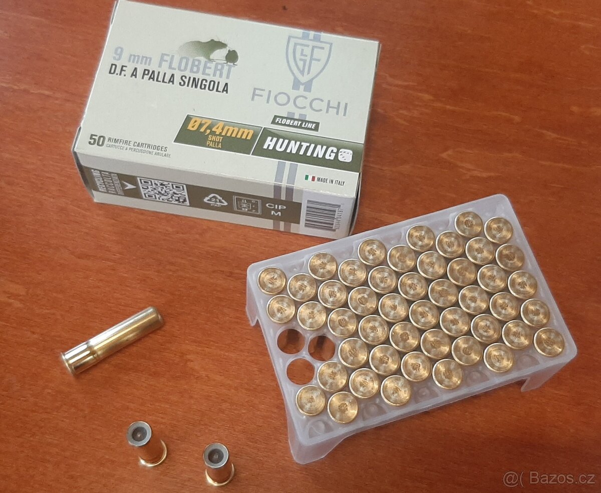 Náboje 9mm Flobert Slug 50ks