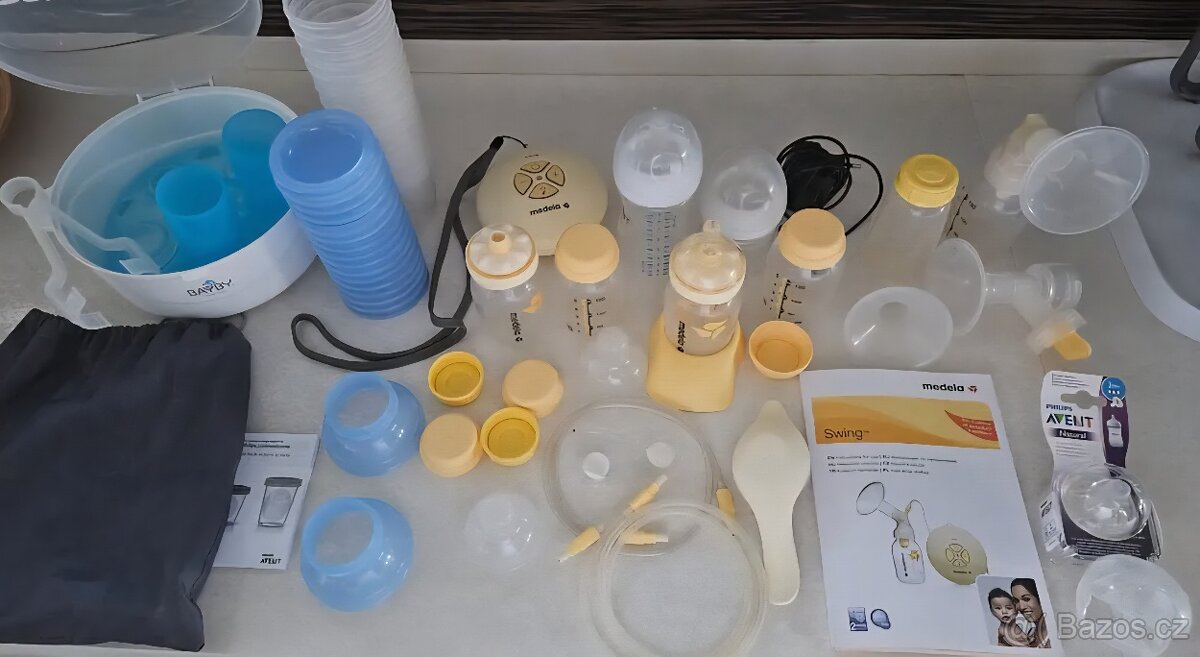 Velká sada odsávačka Medela swing