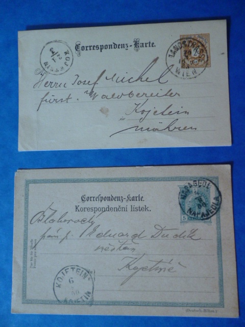 Korespondenční lístky R-U