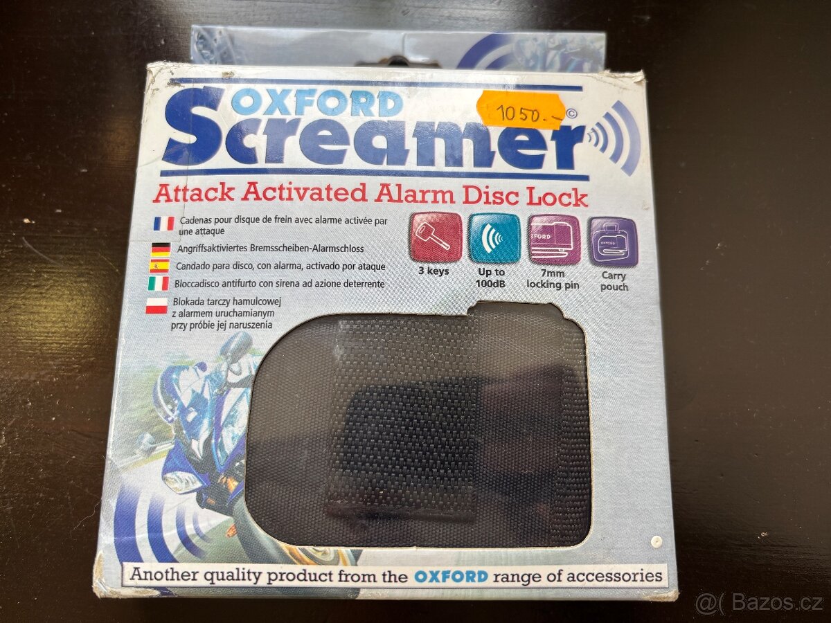 Zámek s alarmem Oxfordscreamer