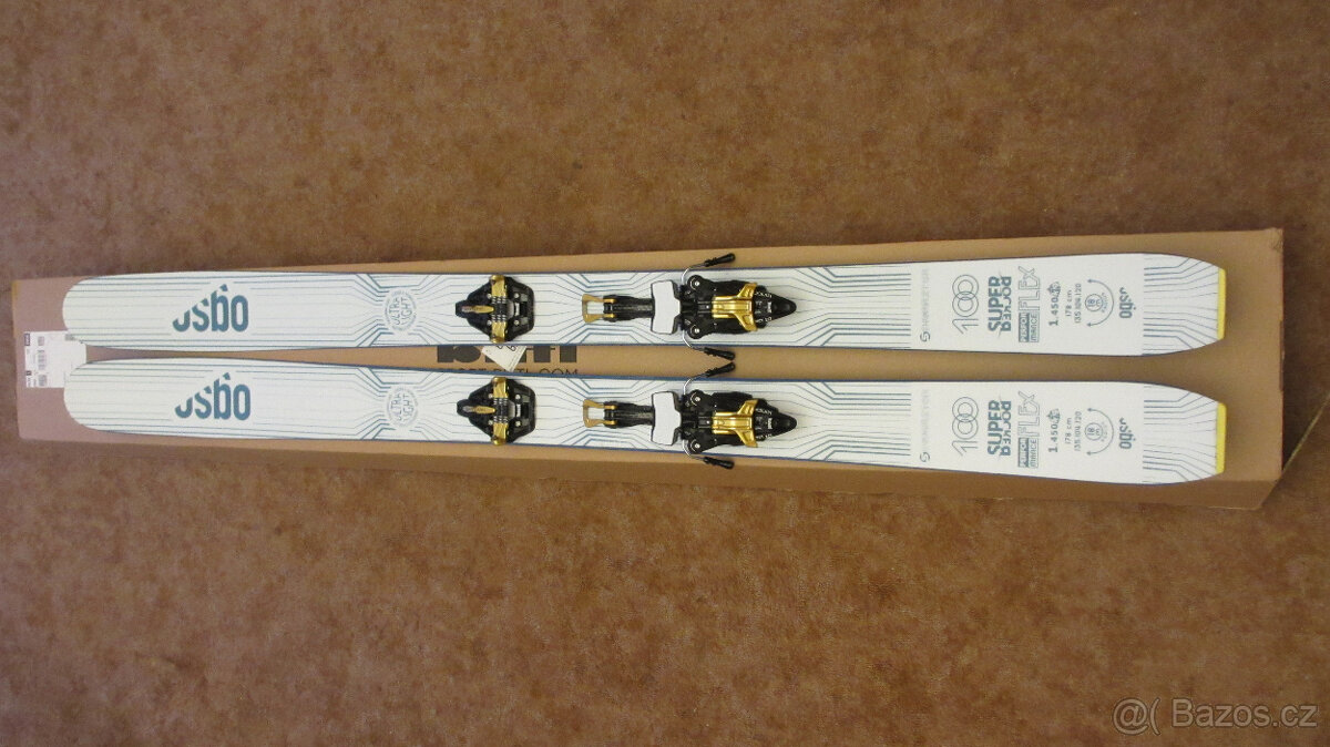 nové skialpové lyže + vázání