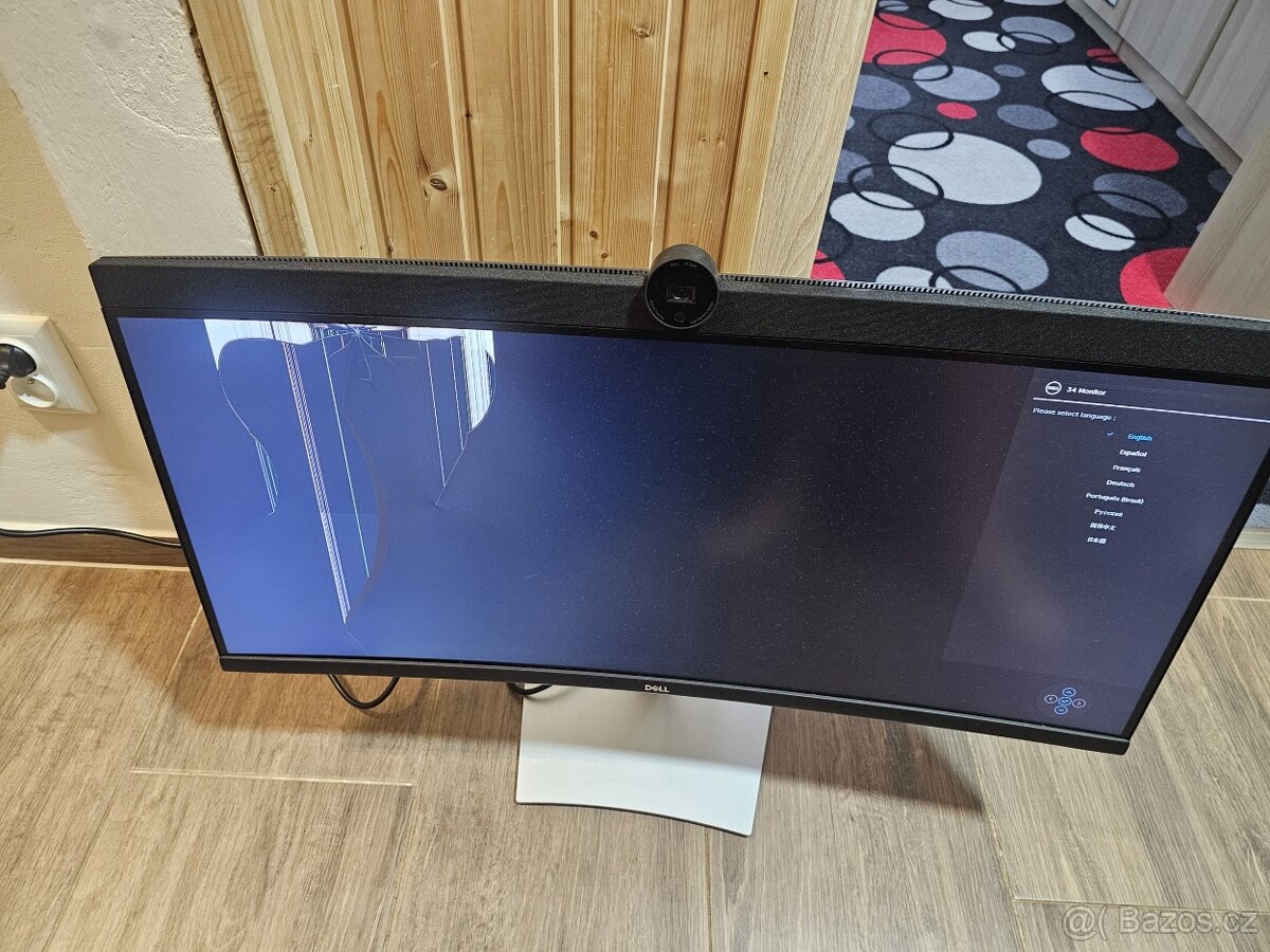 DELL Pro P3424WEB 34\" WQHD 60Hz DP HDMI USB-C 90W-POŠKOZE