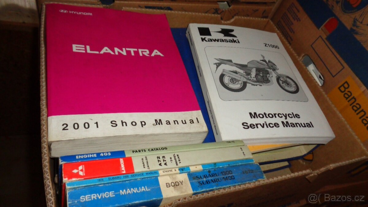 Mega Pack montážních knih,návody a náhradních dílů