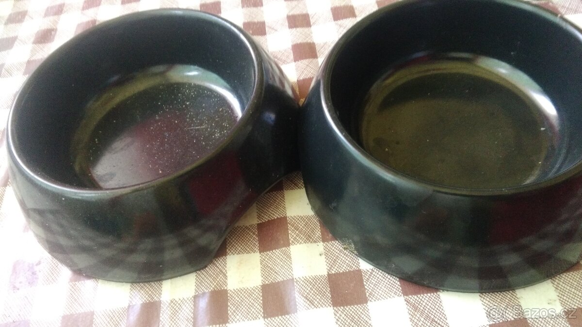2x malá miska pro trpasličí plemena / kočky / fretky