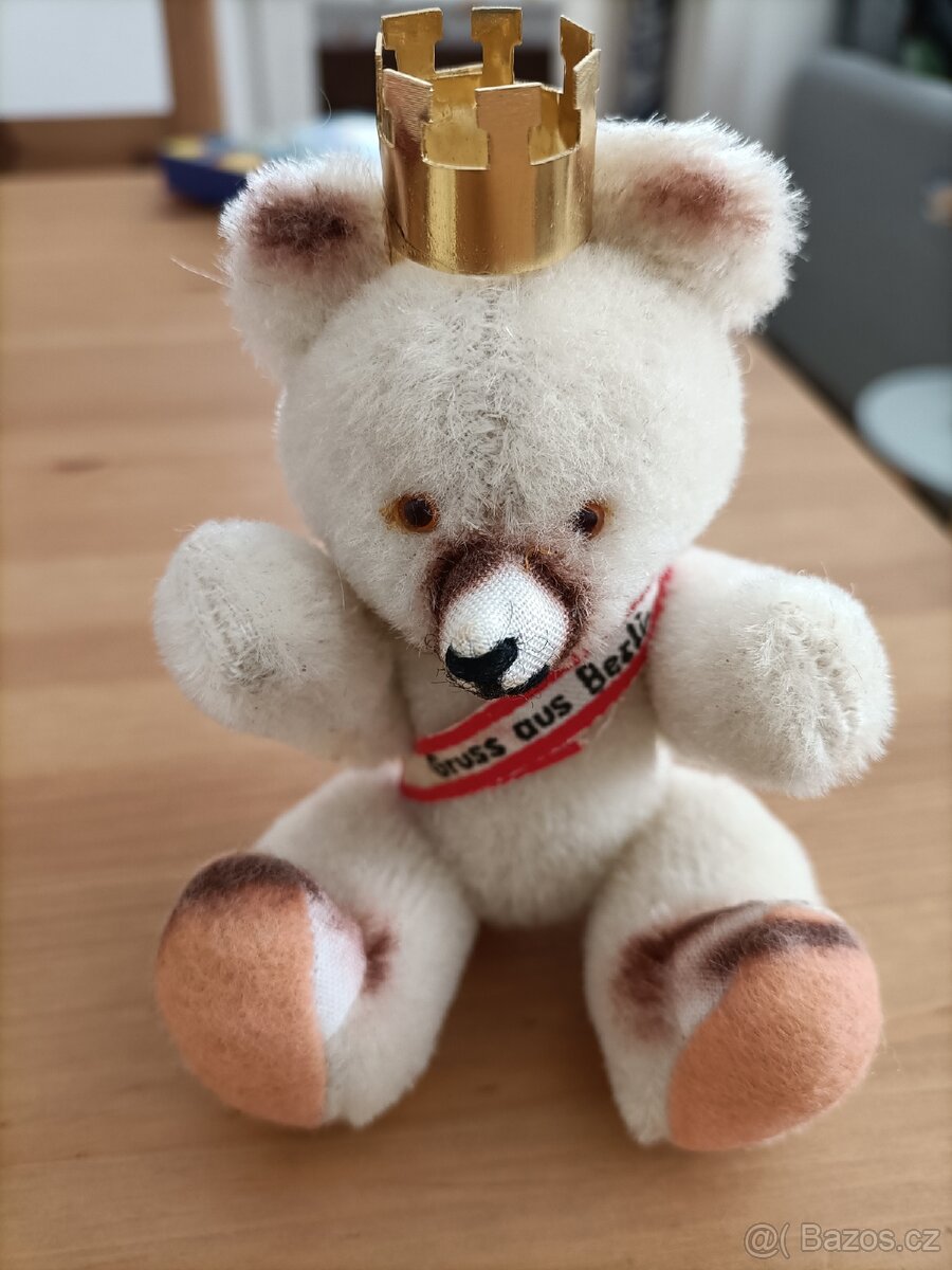 Retro plyšák, medvídek, vintage, sběratelství, hračky