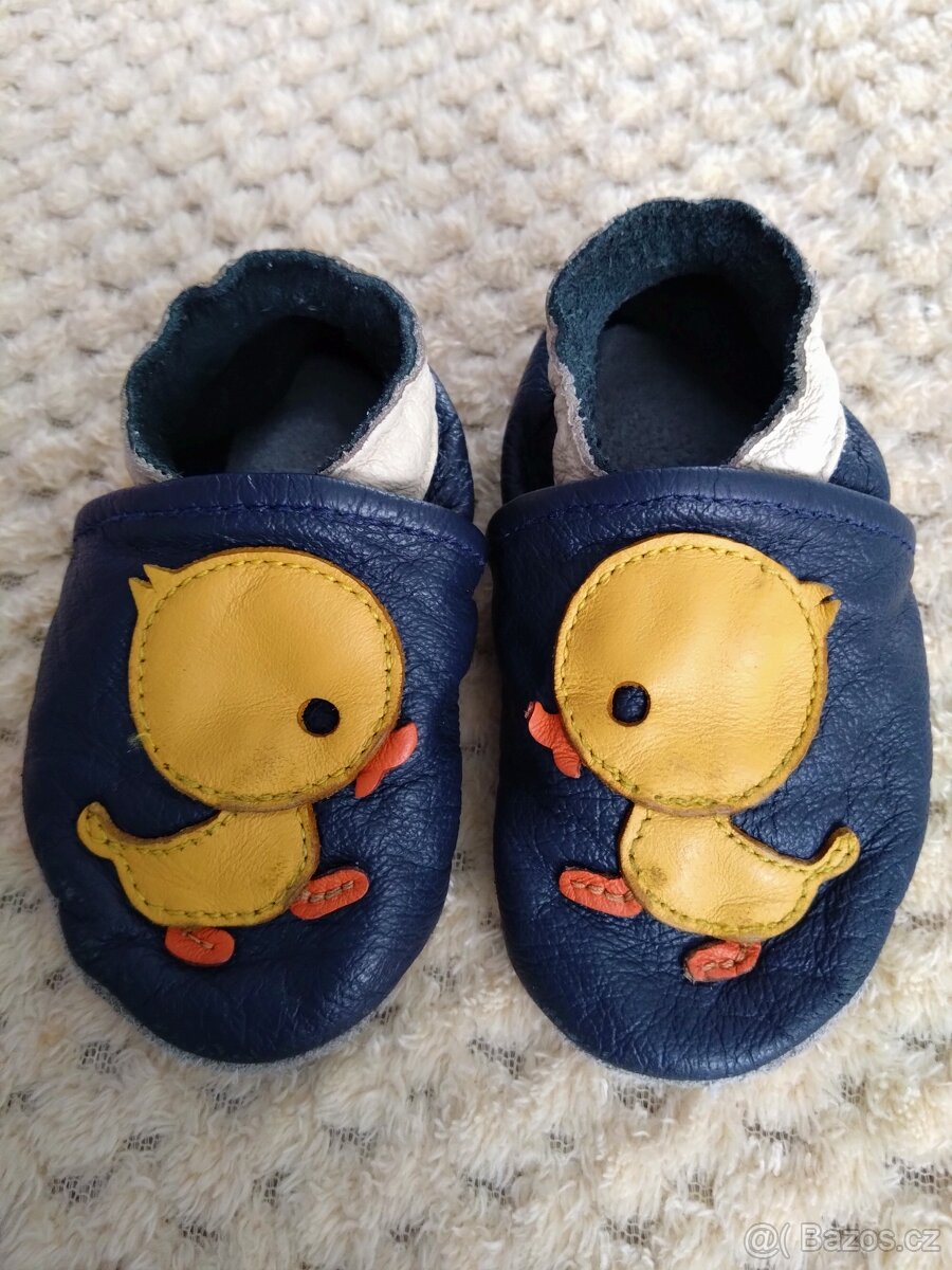 Kožené capáčky 12cm