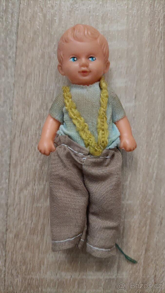 Panenky, chlapeček, retro, hračky, vintage