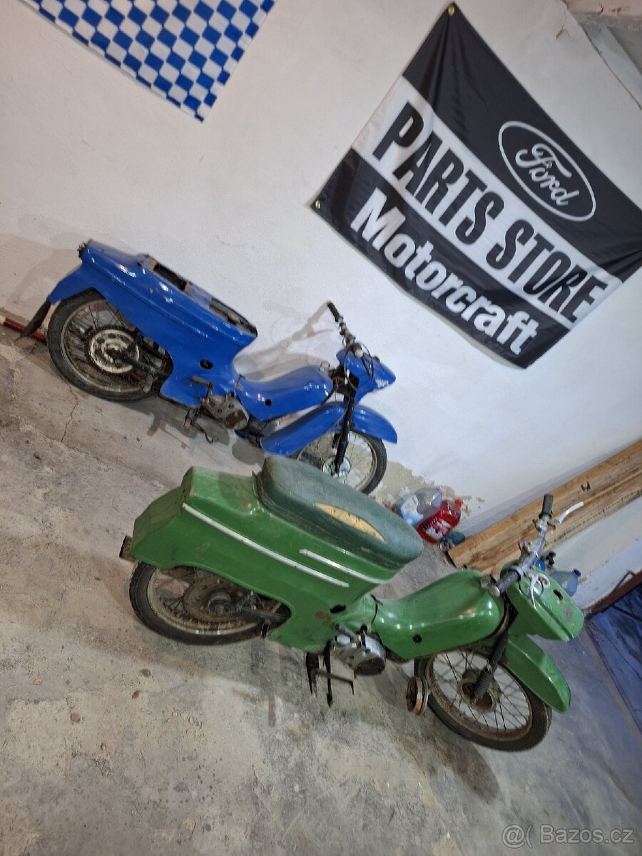 2x Jawa pionýr bez TP