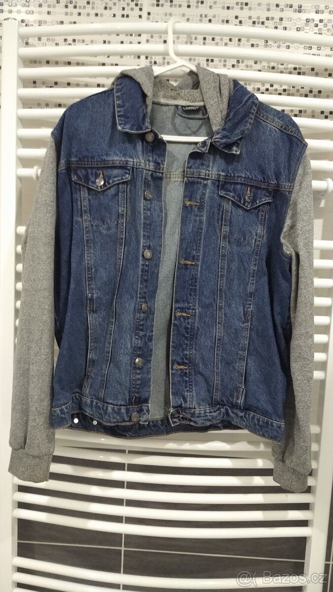 Riflová bunda vel.L