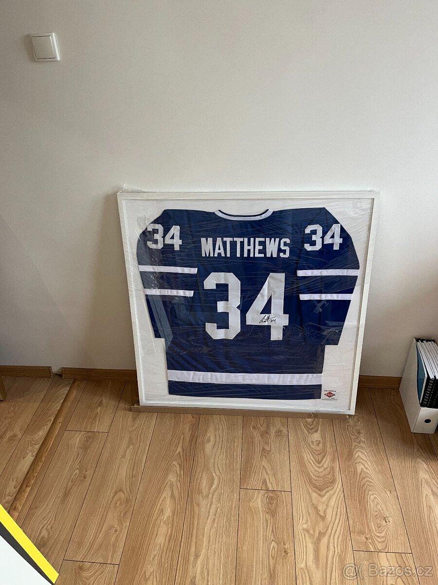 MATTHEWS_Toronto Maple Leafs_dres_podpis_certifikát
