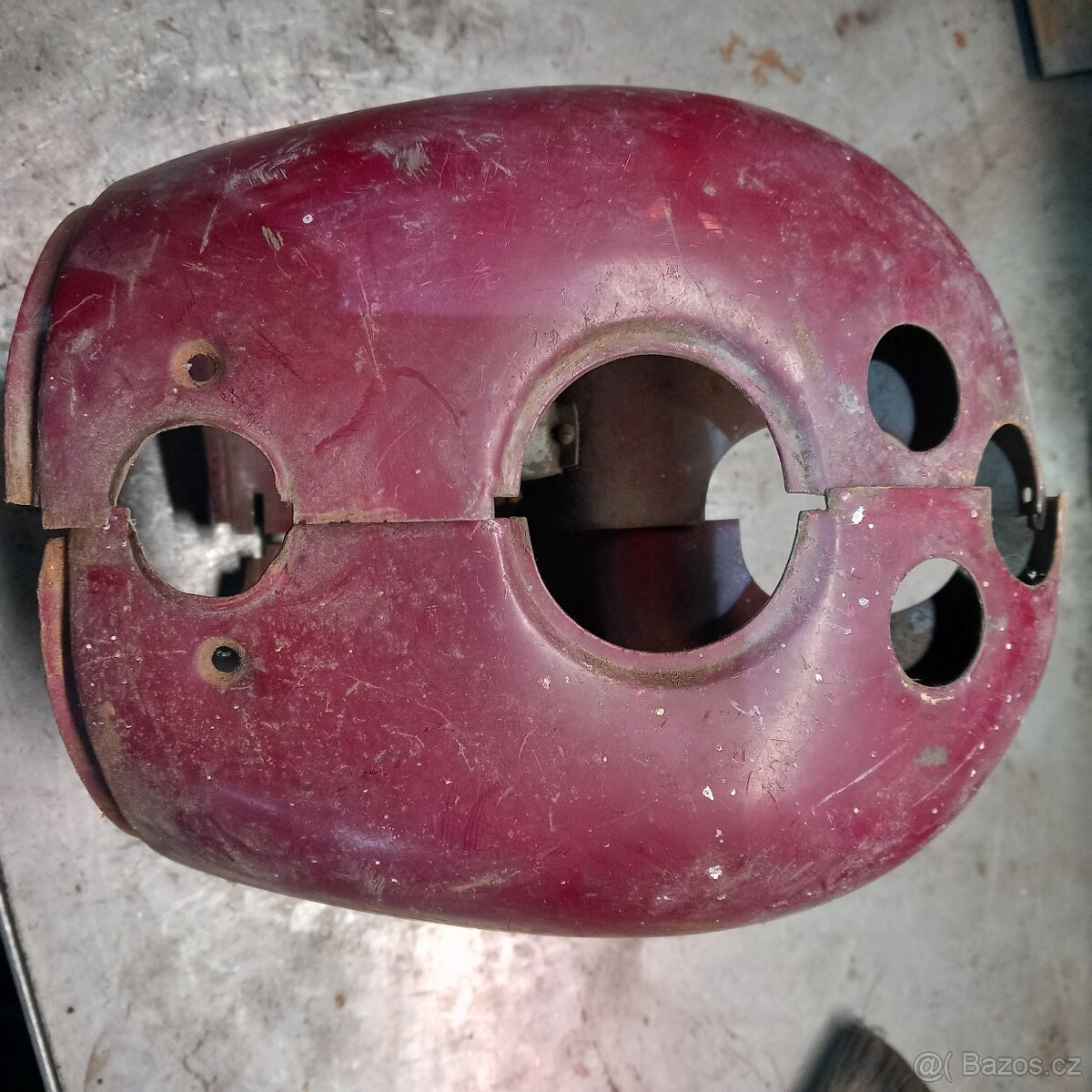 JAWA PAREZ 555 PAŘÍZEK PREDNI MASKA SVĚTLA