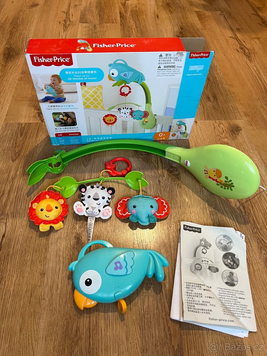 Fisher Price kolotoč 3v1