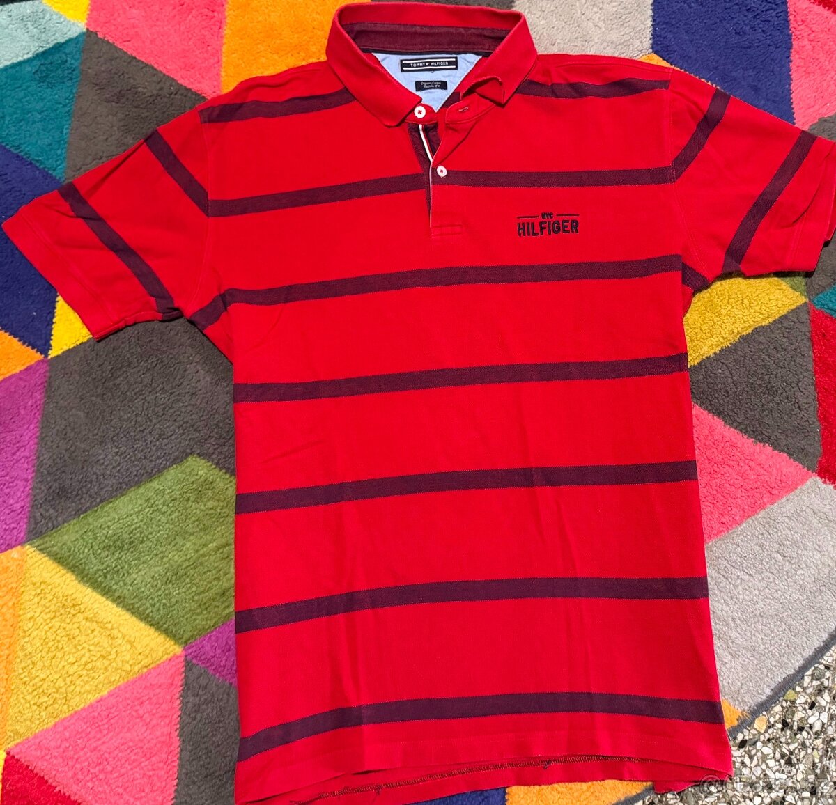 TOMMY HILFIGER PÁNSKÉ POLO TRIKO -XL