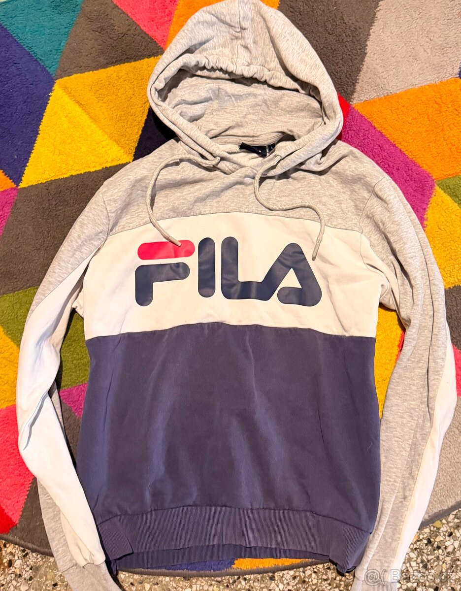 FILA PÁNSKÁ BAVLNĚNÁ STYLOVÁ MIKINA L