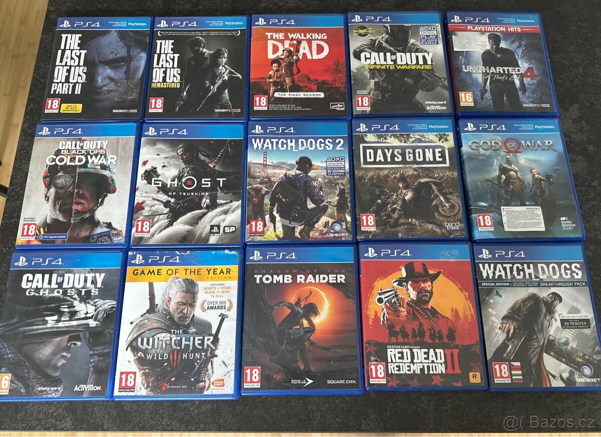 Prodám hry na Playstation4