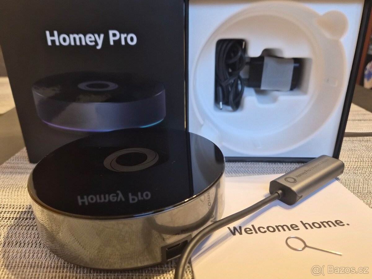 Homey Pro + Ethernet adaptér (v záruce)
