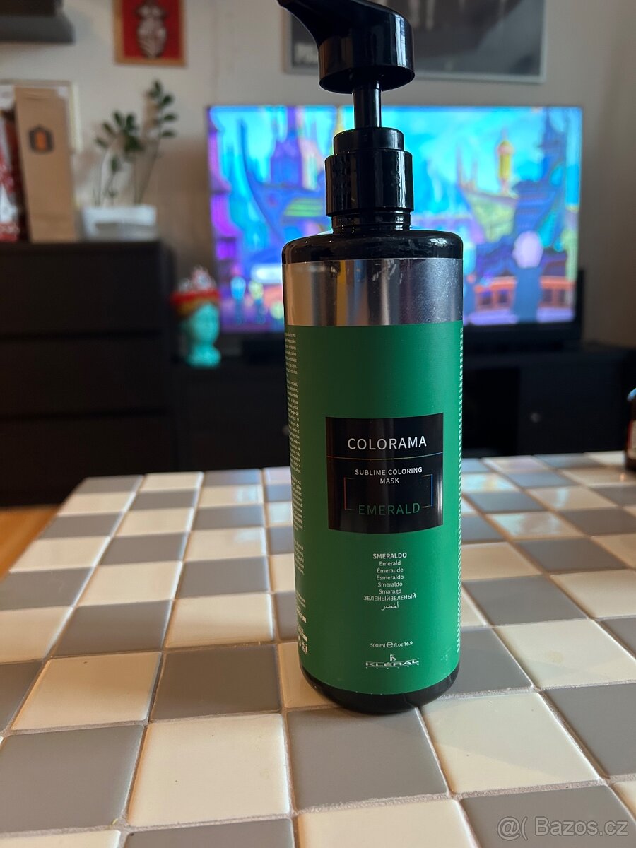 barvici balzám ZELENÝ/coloring mask GREEN 400 g