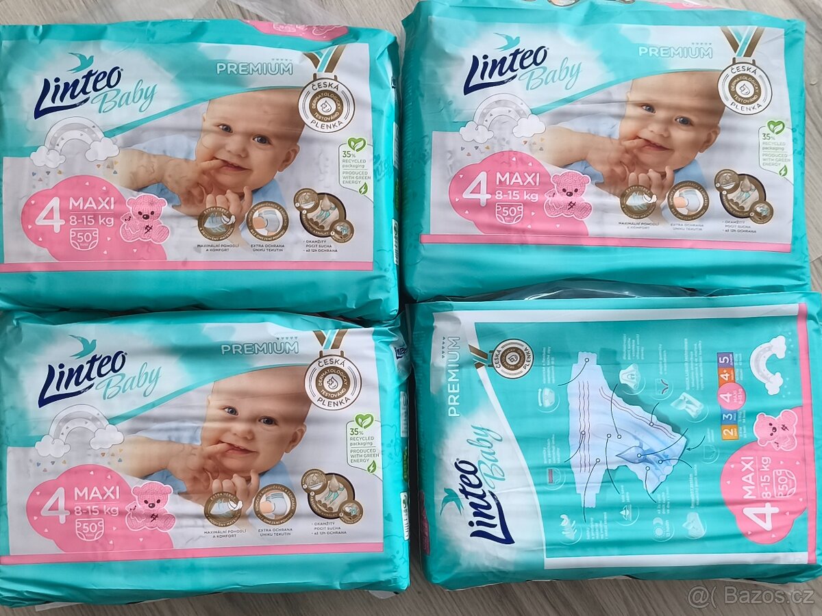 Různé pleny vel 3 a 4